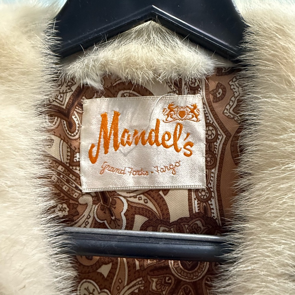 Cream Mink Women's Coat